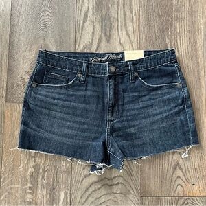 UNIVERSAL THREAD NWT High Rise Shortie Denim Jean Cutoff Shorts Size 10